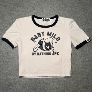 A Bathing Ape Women XS Short Sleeve Graphic T-Shirt
